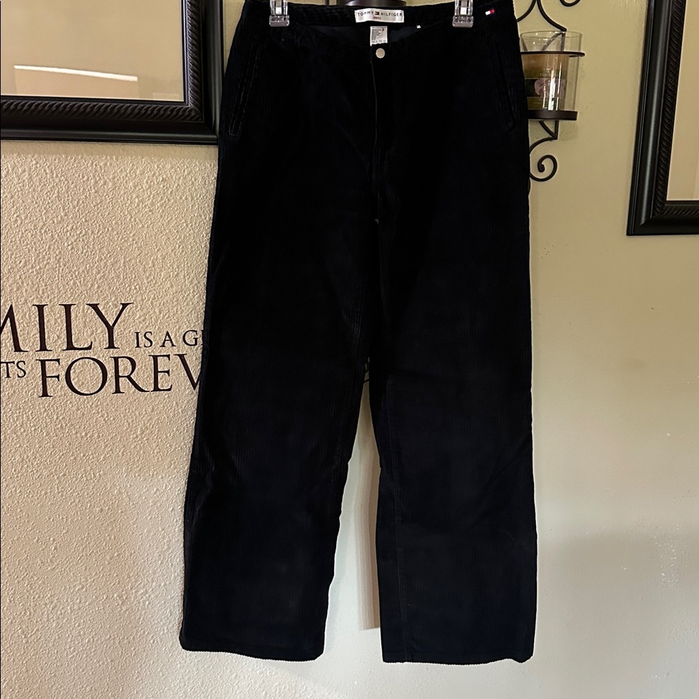 NWOT Tommy Hilfiger Black Corduroy Jeans